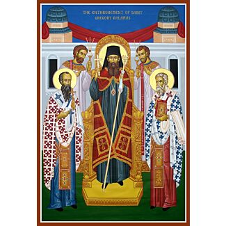 The Enthronement of St. Gregory Palamas