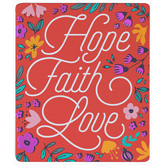 Hope, Faith and Love Magnet