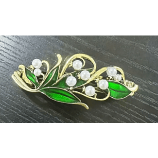 Lily of the Valley Hair Clip