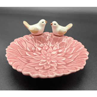 Bird Trinket Dish - Pink