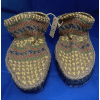 Georgian Handmade Woolen Slippers (XXL)