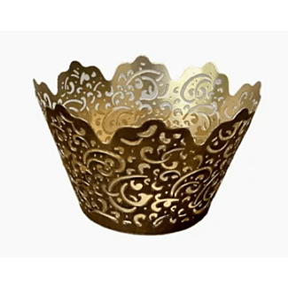 Carved (metal) Candle Holder