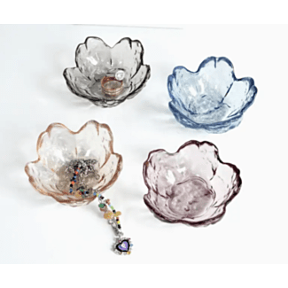 Glass Trinket Dish - Varied Colors