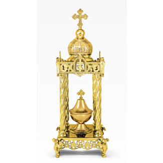 Tabernacle Gold Plated (open w/bowl)