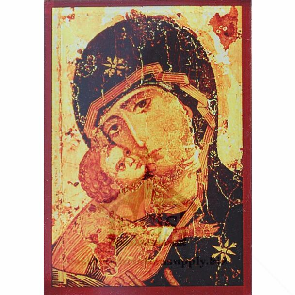 Magnetic acrylic Icon of the Vladimir Theotokos