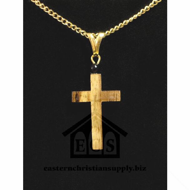 Myrtlewood Latin Cross Necklace