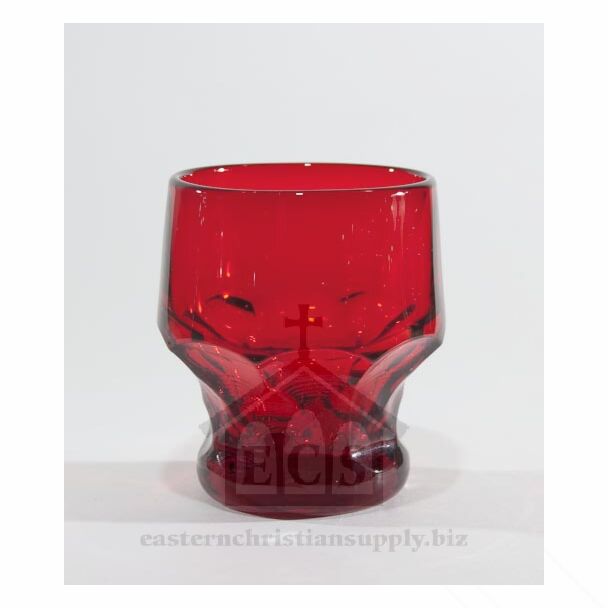 Red Votive Glass