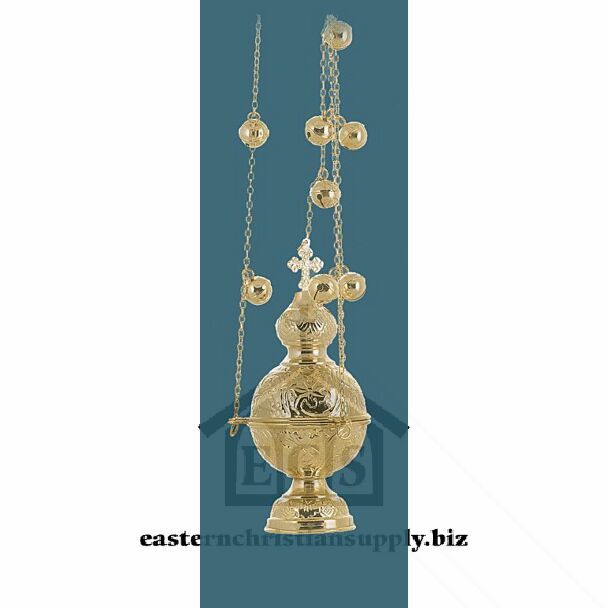 Gold-Plated Censer with Bells