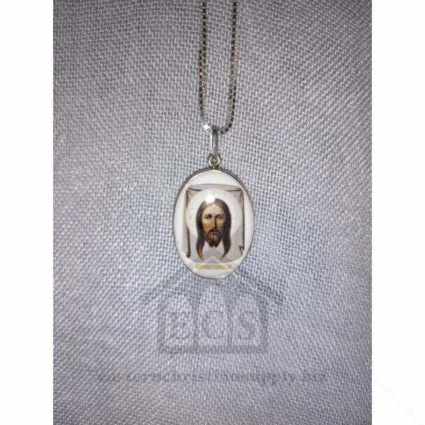 Porcelain Pendant of Christ Made Without Hands 