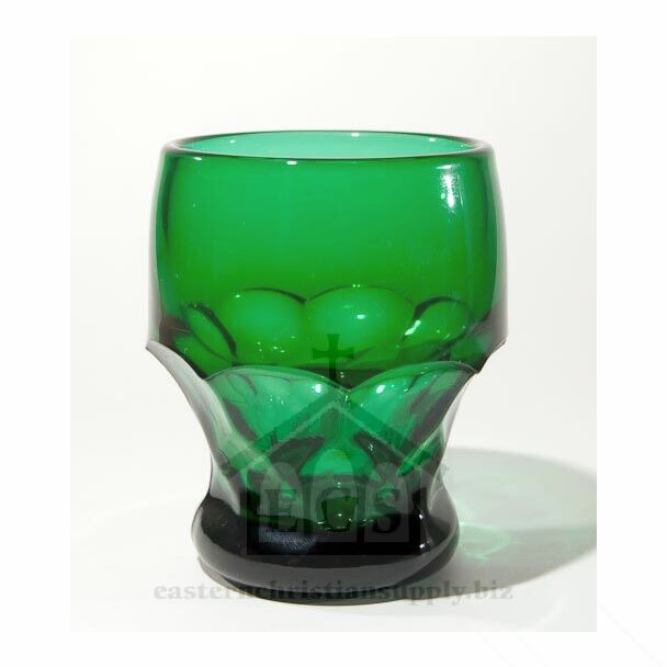 Small Viking Votive Glass (green)