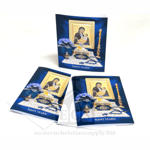 Many Years Greeting Card (Blue theme)