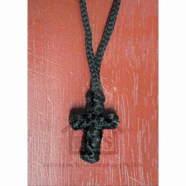 Woven Cross Necklace 1 (no bead)