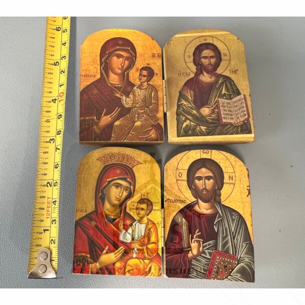 Small Diptych Icon- Christ & the Theotokos