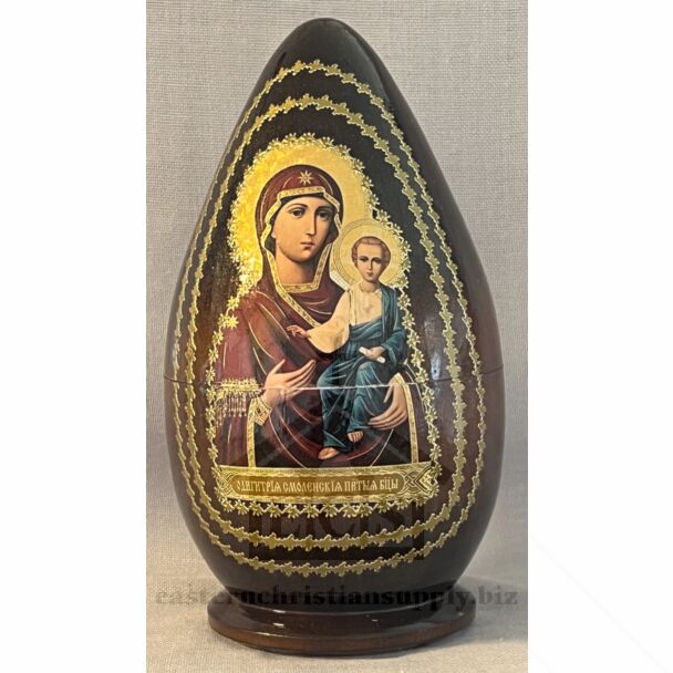 Icon of the Theotokos, Egg Shaped Nesting Doll