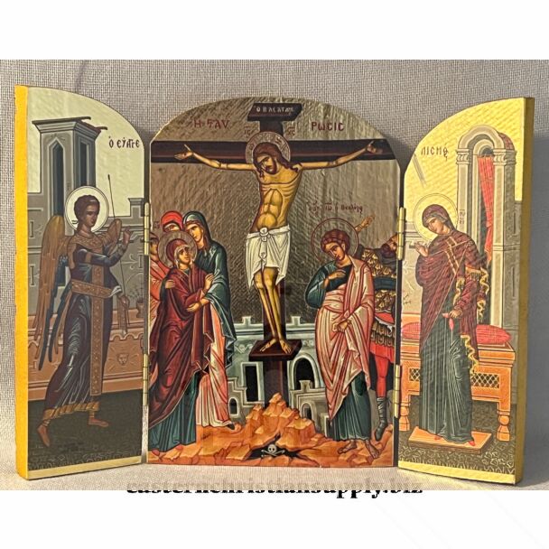 Triptych Cruxifixction/Annunciation