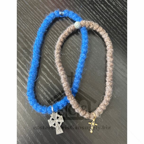 Locally made: 50-knot Prayer Ropes, Natural Fibers