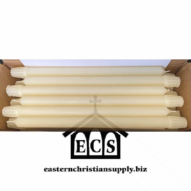 51% beeswax Holy Table candles (box of 24) - SPECIAL ORDER!