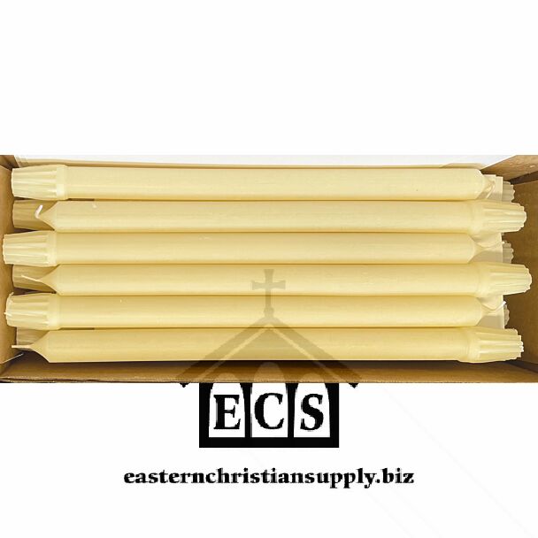 100% beeswax Holy Table candles (box of 24) - SPECIAL ORDER!