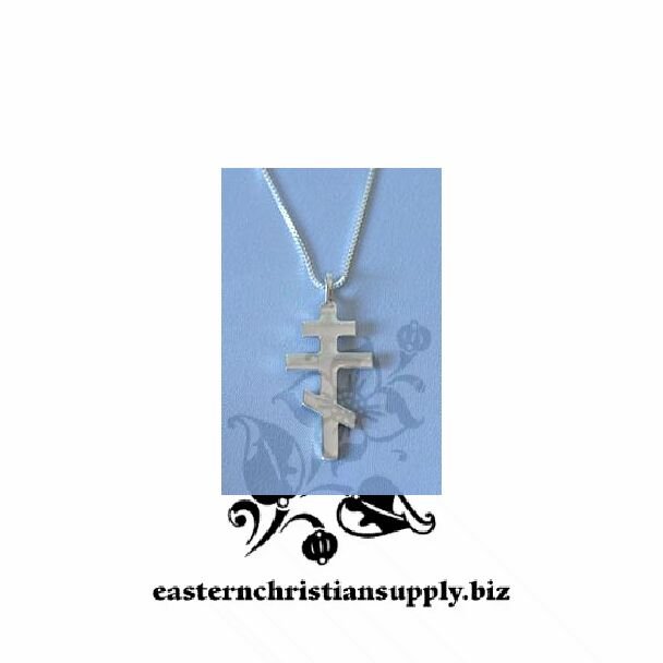 Saint Andrew Cross - silver (1.375")