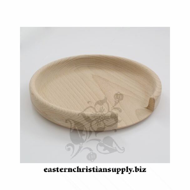 Large Wooden Oblation Tray