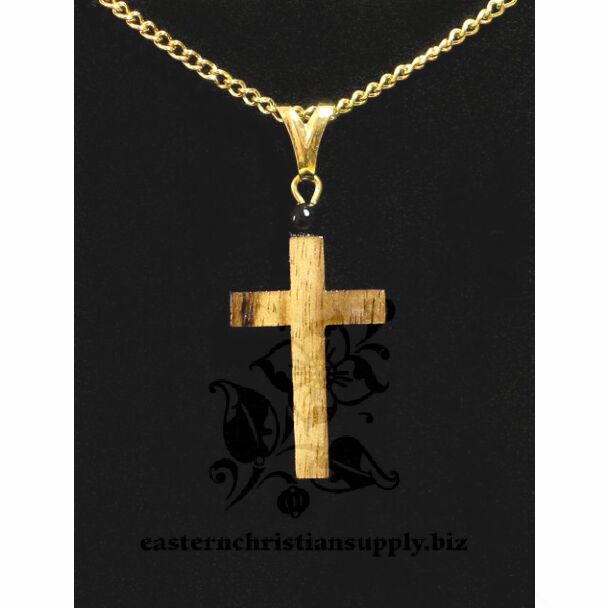 Myrtlewood Latin Cross Necklace