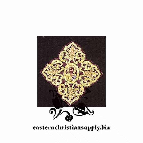 Metallic embroidered Cross #201