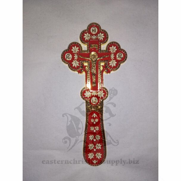 Holy Land Blessing Cross Red