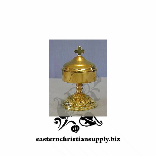 Round Incense container with base