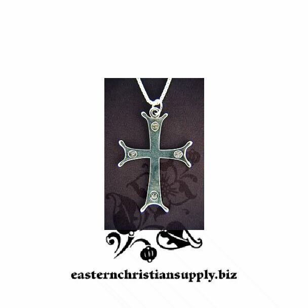 Great Entrance Cross - silver  (1.5")