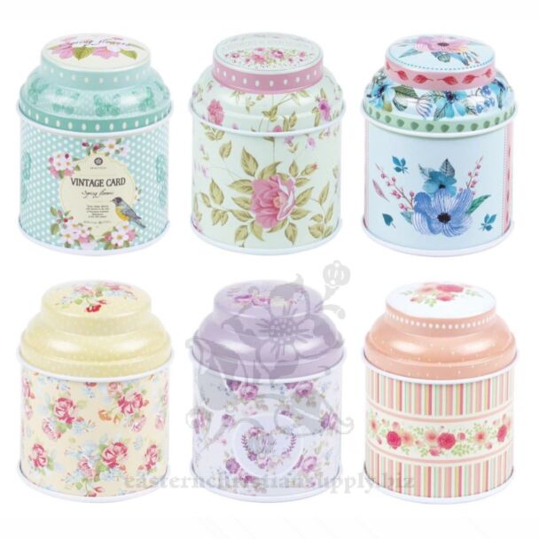 Shabby Chic Candle Tin