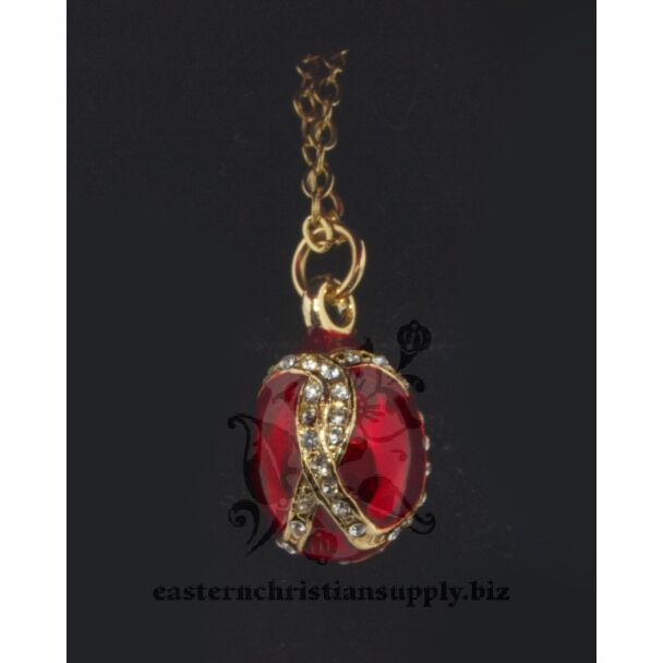 Venetian Red Royal Egg Pendant