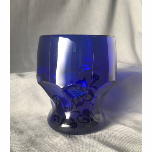 Large Viking votive glass (blue)
