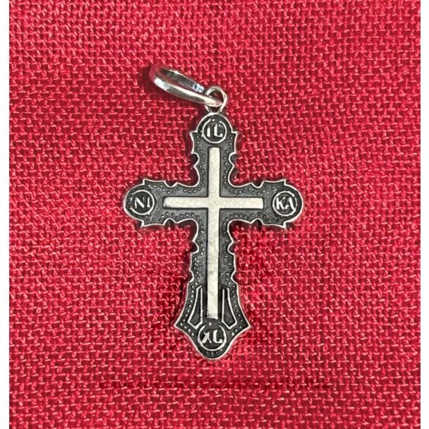 ICXC-NIKA Sterling Silver Cross