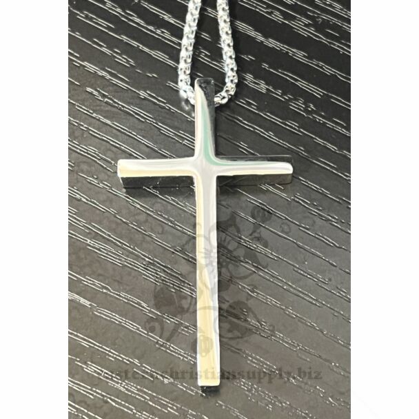 Stainless Steel Cross with Chain