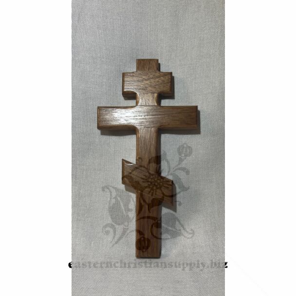 Walnut Three-Barred Cross, US made