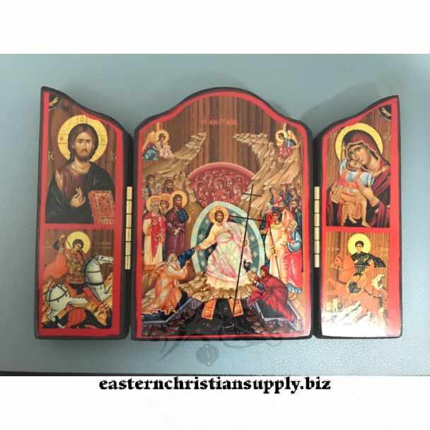 Triptych Resurrection/Annunciation 