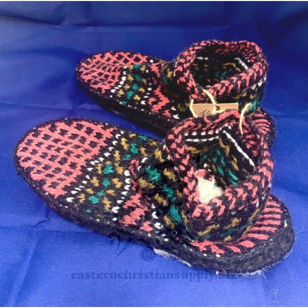 Georgian Handmade Woolen Slippers (L)