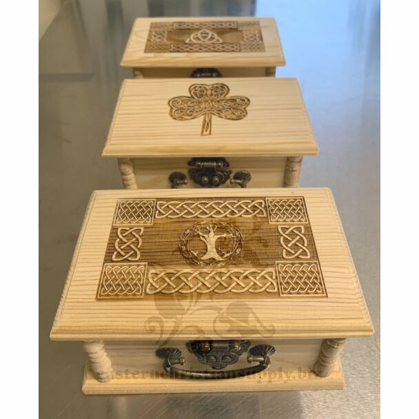 Celtic Design Wooden Boxes