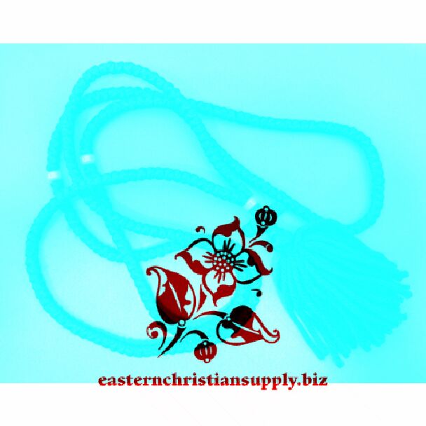 300-Knot Prayer Rope w/Tassel and Plastic Beads