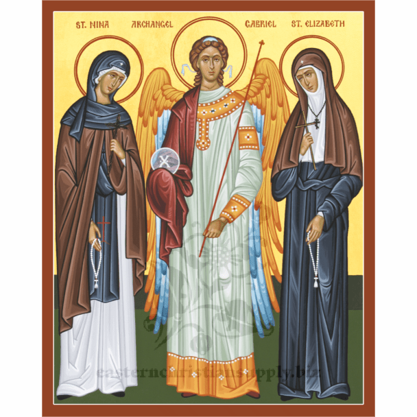 Archangel Gabriel, St. Elizabeth and St. Nina
