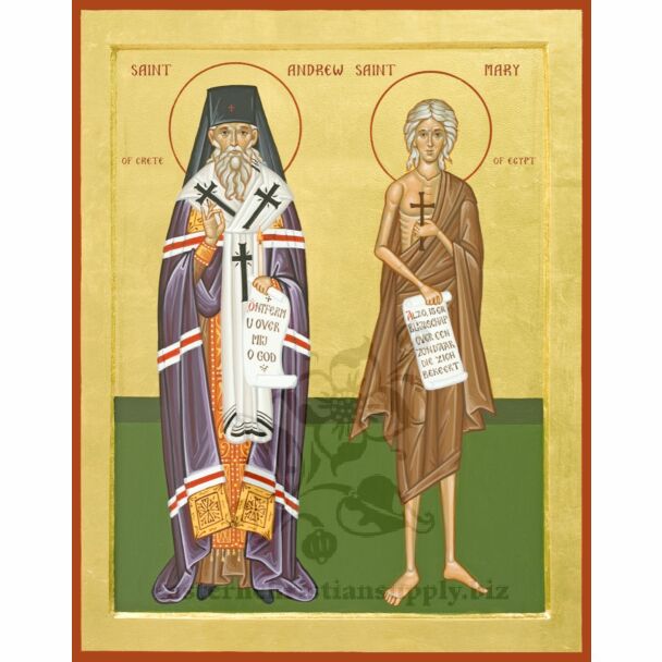 St. Mary of Egypt and St. Andrew of Crete