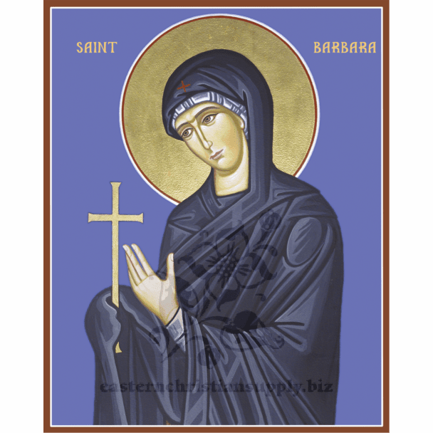 St. Barbara the nun martyr