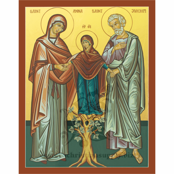 Sts. Joachim and Anna with the Theotokos