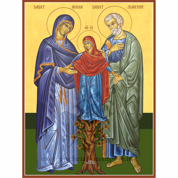 Sts. Joachim and Anna with the Theotokos