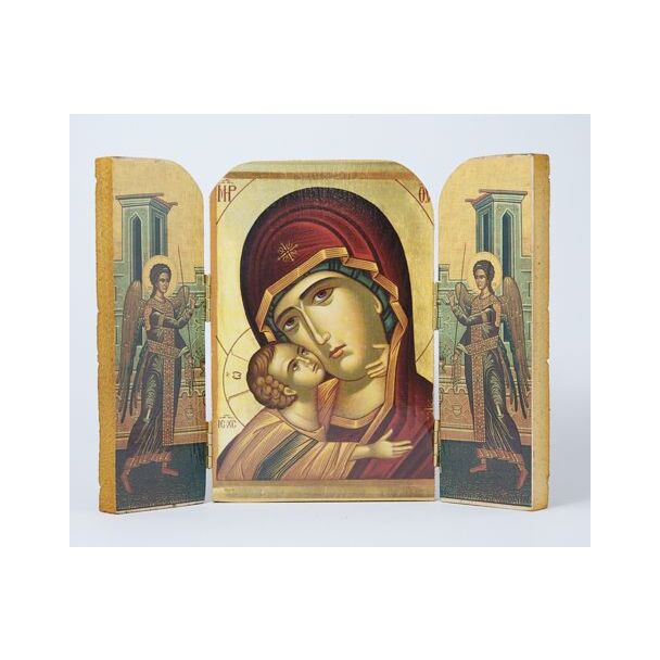 Wooden Icon Triptych - Annunciation