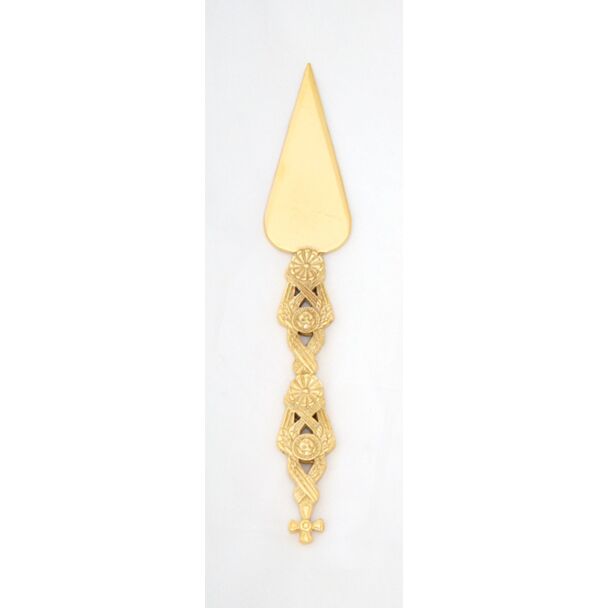 Gold-plated brass Spear