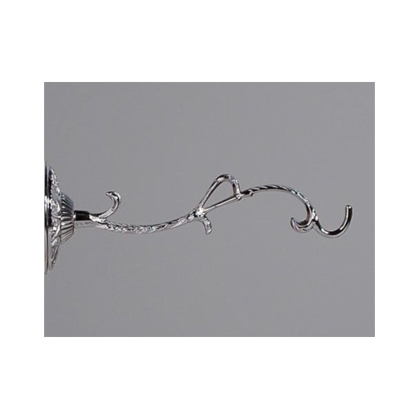 Medium-Length Nickel-Plated Brass Lamp Hook