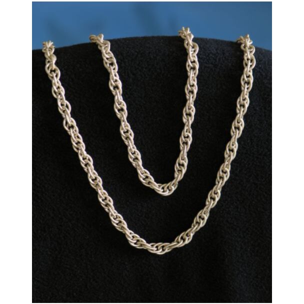 Faux gold rope chain