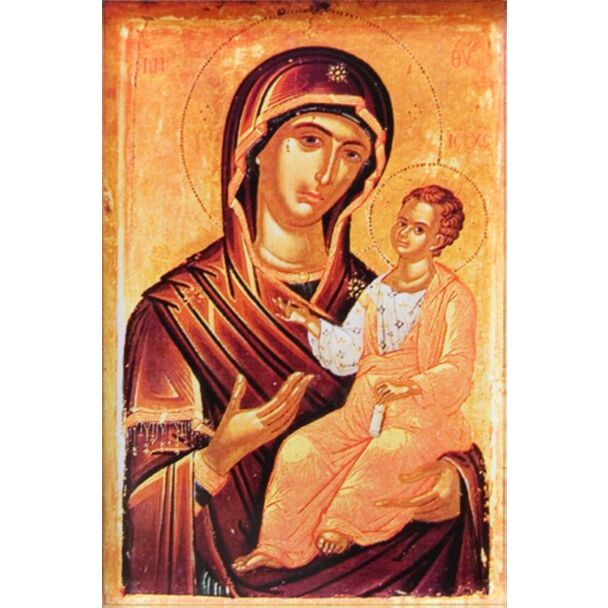 Magnetic acrylic Icon of the Theotokos (Theophanes the Cretan)