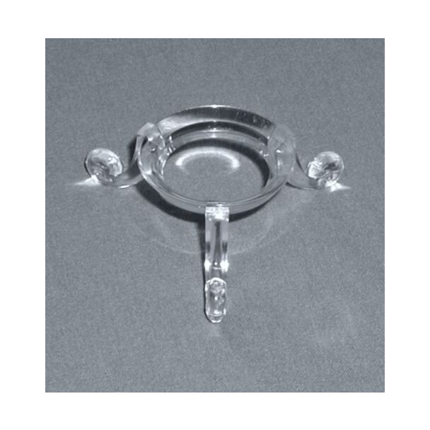 Three-legged Lucite Paschal egg stand